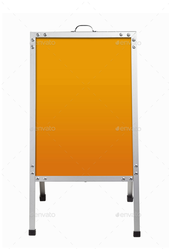 Whiteboard on easel isolated Stock Photo by ozaiachin PhotoDune